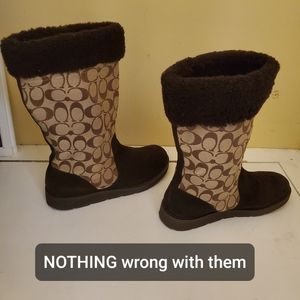 Authentic Coach Boots